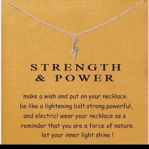 Lightning bolt necklace